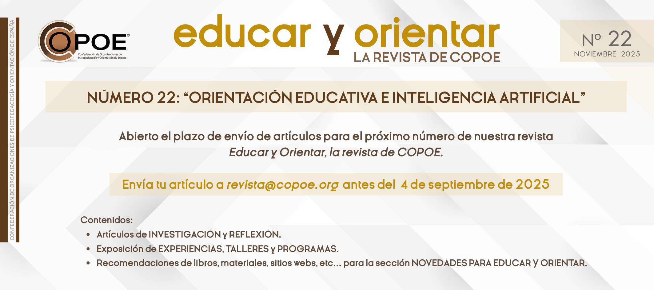 Promo n19 Educar y Orientar COPOE